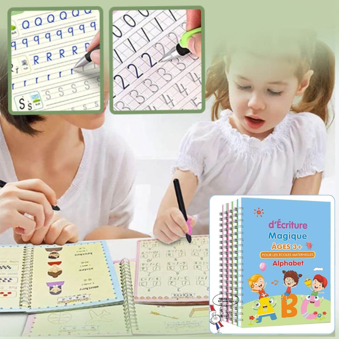 4 cahiers magiques pour enfants